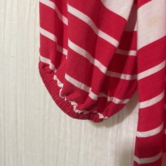 Crown & Ivy Shirt Womns Medium Blouse Stripes 3/4 Sleeve Medium 5 FOR $25 π΅ π² - Picture 3 of 6